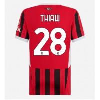 Dres AC Milan Malick Thiaw #28 Domaci za Žensko 2024-25 Kratak Rukav